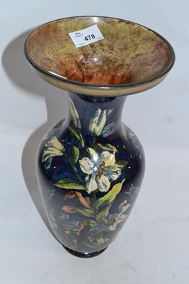 Lot 478 - A Doulton Lambeth faience vase late 19th...