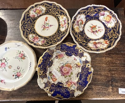 Lot 481 - Group of 19th Century English porcelain...