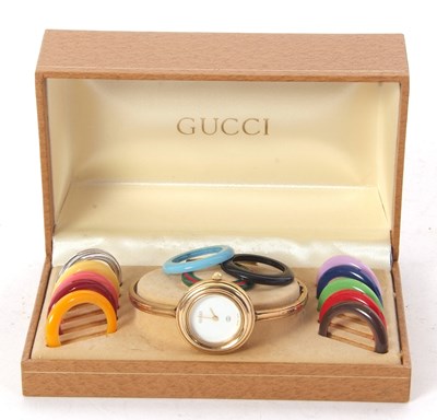 Lot 197 - A Gucci 1100L ladies wristwatch with...