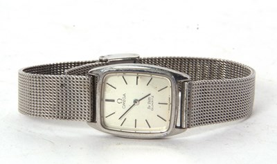 Lot 199 - A stainless steel Omega De Ville quartz...