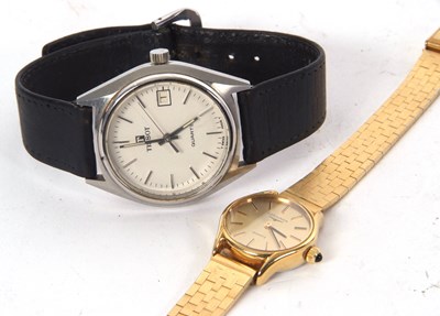 Lot 221 - Two wristwatches, one ladies quartz Longines...