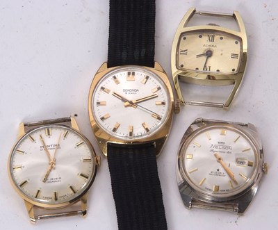 Lot 222 - Mixed Lot: Four wristwatches to include makers...