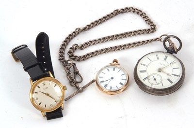 Lot 223 - Mixed Lot: A gents Tissot wristwatch, a yellow...