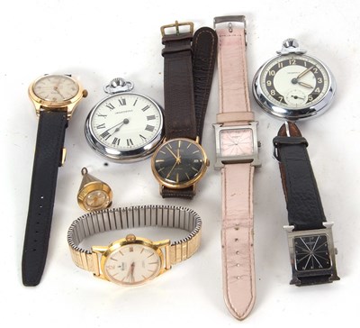 Lot 228 - Mixed Lot: Wrist and pocket watches, makers to...