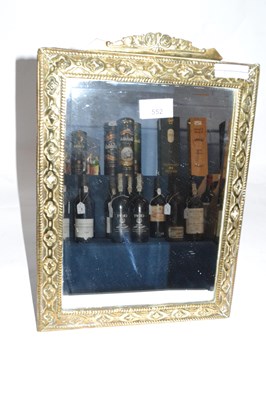 Lot 477 - An early 20th Century brass framed rectangular...