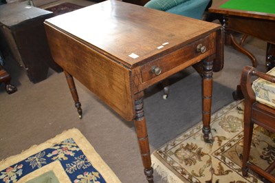 Lot 570 - late Georgian  mahogany Pembroke table with...