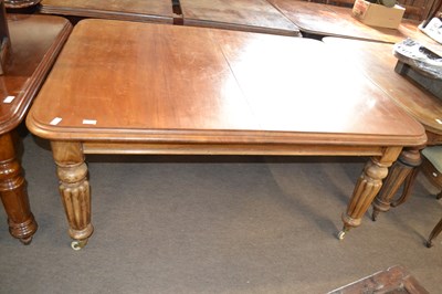 Lot 592 - A Victorian mahogany extending dining table...