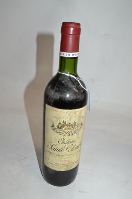 Lot 220 - 1982 Ch Sainte Colombe, one bottle