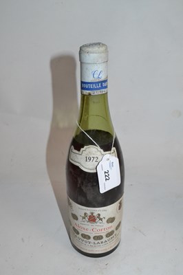 Lot 222 - 1972 Aloxe Corton, Chauvot Labaume, one bottle