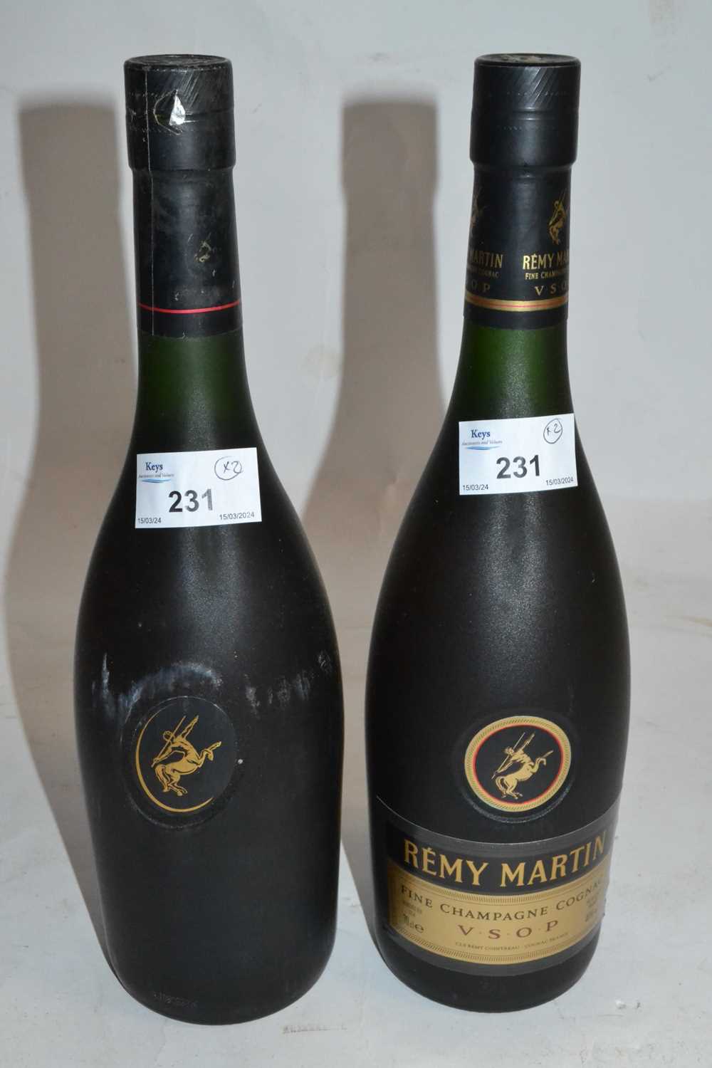 Lot 231 - Remy Martin VSOP Cognac and Remy Martin...