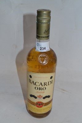 Lot 234 - Bacardi Oro, one bottle