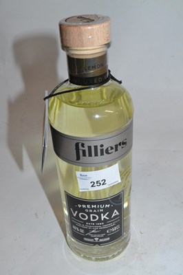 Lot 252 - Filliers Lemon Vodka - 40%