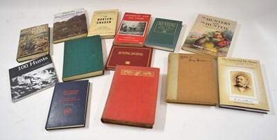 Lot 81 - Box of books to contain hunting interest.