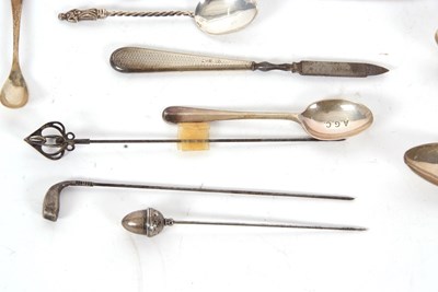 Lot 66 - Mixed Lot: Two Victorian dessert spoons, a...