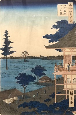Lot 39 - Japanese 'Hiroshige' original handcoloured...