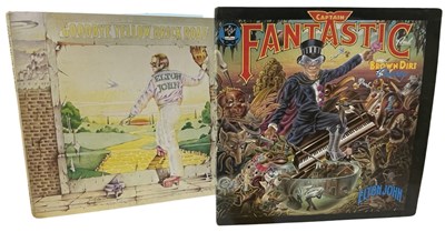 Lot 171 - A pair of Elton John vinyl LPs, to include:  -...