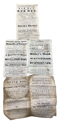 Lot 350 - Theatre Bills from the English Opera House 19th Century