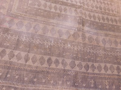 Lot 198 - Two Saami quilts, approx. 55 x 200cm & 110 x...