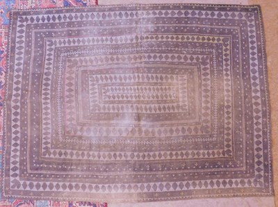 Lot 198 - Two Saami quilts, approx. 55 x 200cm & 110 x...