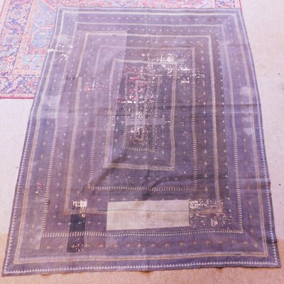 Lot 198 - Two Saami quilts, approx. 55 x 200cm & 110 x...