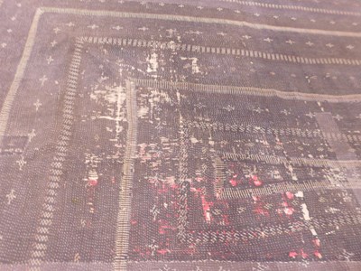 Lot 198 - Two Saami quilts, approx. 55 x 200cm & 110 x...