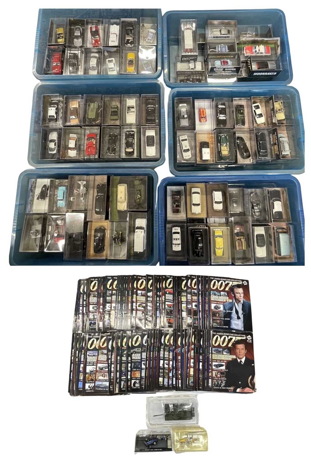 Lot 67 - A complete collection of The James Bond Car...