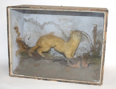 Lot 29 - A Victorian taxidermy cased diorama of a...