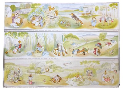 Lot 335 - Three 1952 BEATRIX POTTER coloured panorama...