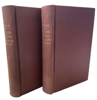 Lot 180 - FRANCIS DARWIN (Ed): THE LIFE AND LETTERS OF...
