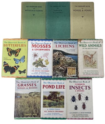 Lot 189 - 10 Observer Natural History interest books,...