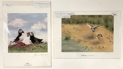 Lot 26 - M.Nightingale: 'Courting Redshanks' and...