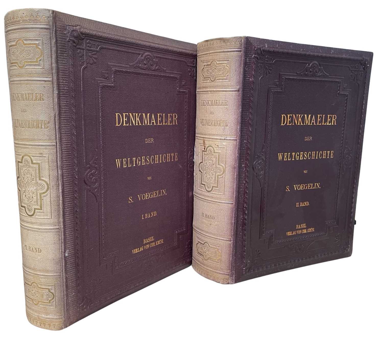 Lot 229 - S VOEGLIN: DENMALER DER WELTGESCHICHTE (THE...