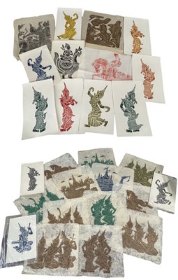 Lot 409 - A large collection of c1950s Asian Temple...