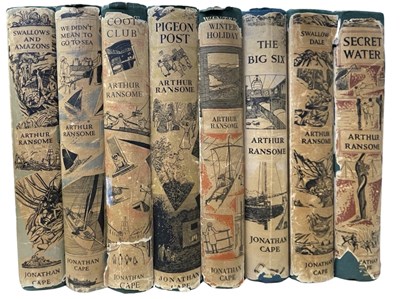 Lot 10 - ARTHUR RANSOME: 8 Jonathan Cape titles, with...