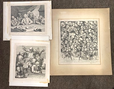 Lot 526 - William Hogarth (1697-1764), Three etchings...