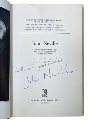 Lot 219 - J C TREWIN: JOHN NEVILLE - AN ILLUSTRATED...