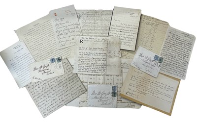 Lot 382 - Manuscript and ephemera, including ALS dated...