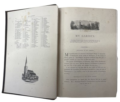 Lot 181 - ALFRED SMEE: MY GARDEN ITS PLAN AND CULTURE -...