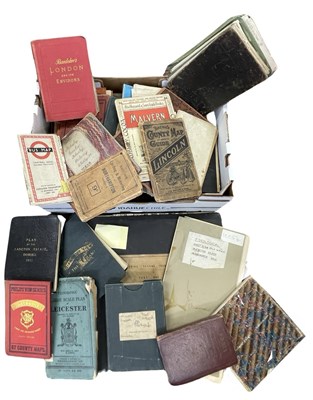 Lot 424 - ONE BOX: Various 19th and 20th century folding...