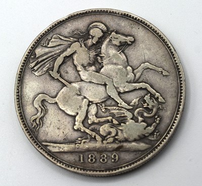 Lot 42 - Queen Victoria, 1889, Silver Crown