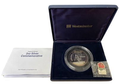 Lot 174 - A boxed 2003 2oz silver commemorative coin for...