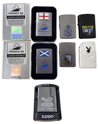 Lot 249 - A collection of mostly Zippo lighters, to...