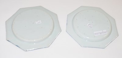 Lot 272 - Pair of Chinese Export Octagonal Plates