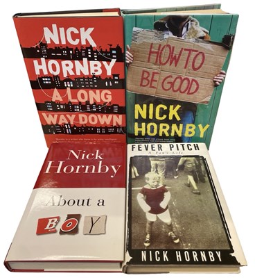 Lot 6 - NICK HORNBY: 4 First edition titles: FEVER...
