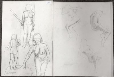 Lot 121 - Maurice Feild (British,1905-1988), Two nude...