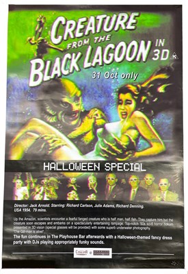Lot 93 - A promotional one sheet poster for a Halloween...