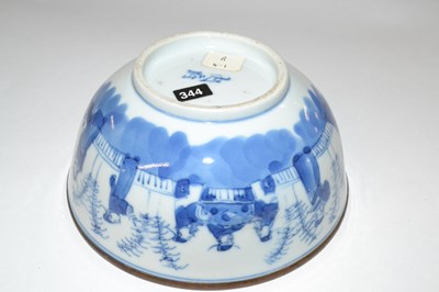 Lot 303 - A Chinese porcelain bowl, 19th Century with...
