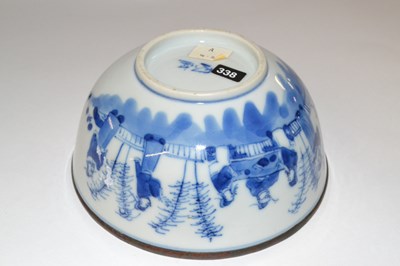 Lot 304 - A further 19th Century Chinese porcelain bowl...