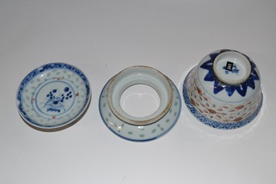 Lot 307 - A 19th Century Chinese porcelain rice bowl,...