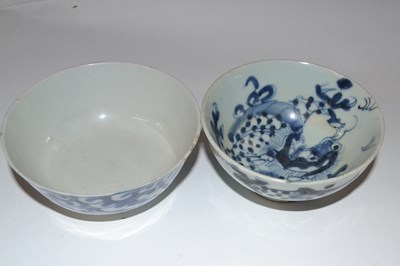 Lot 314 - Two 19th Century Chinese porcelain bowls, one...